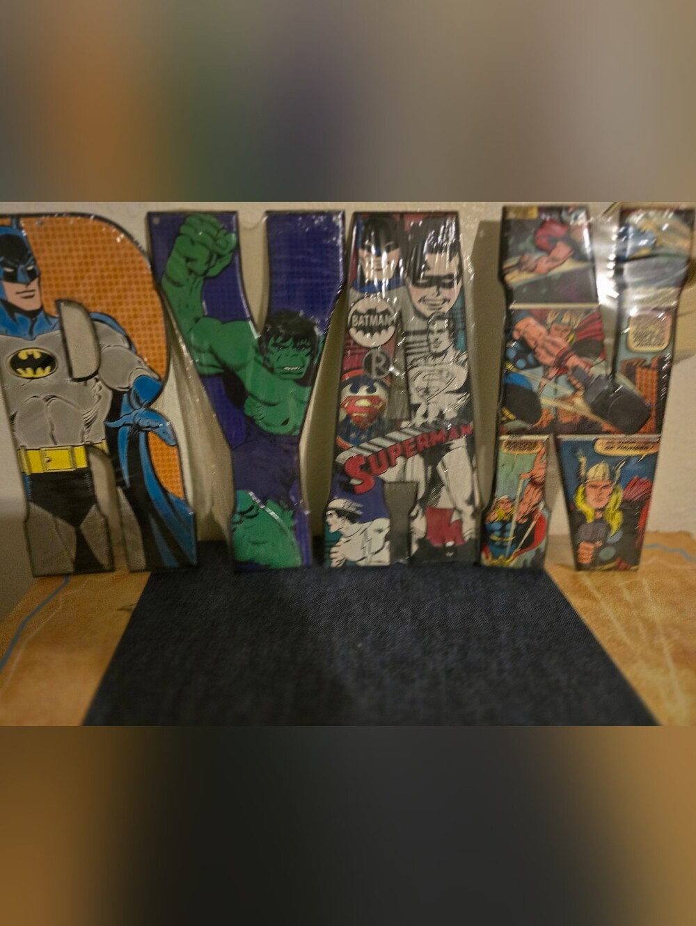 Superhero Letters - RYAN